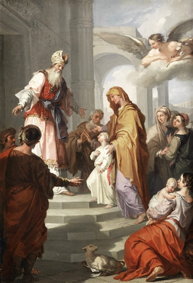 presentation of mary paintings